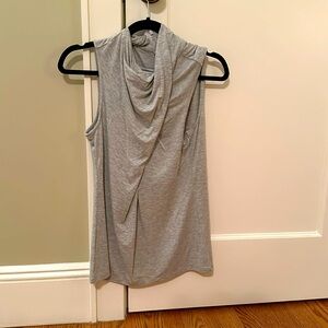 Tahiti Cotton twist neck cowl neck tank top